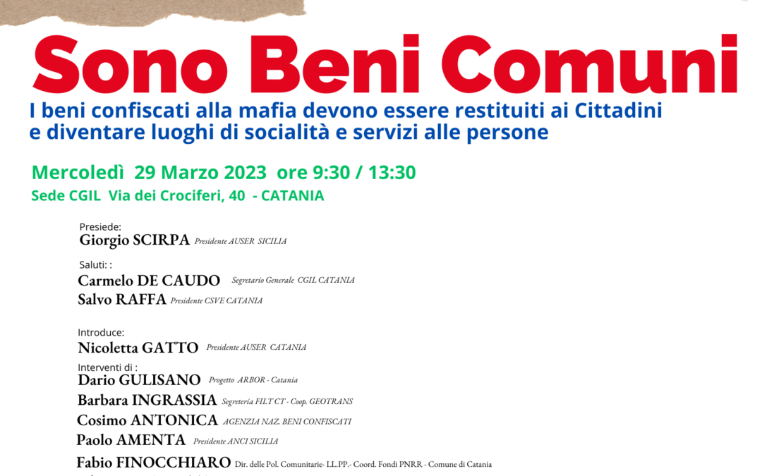 SONO BENI COMUNI!