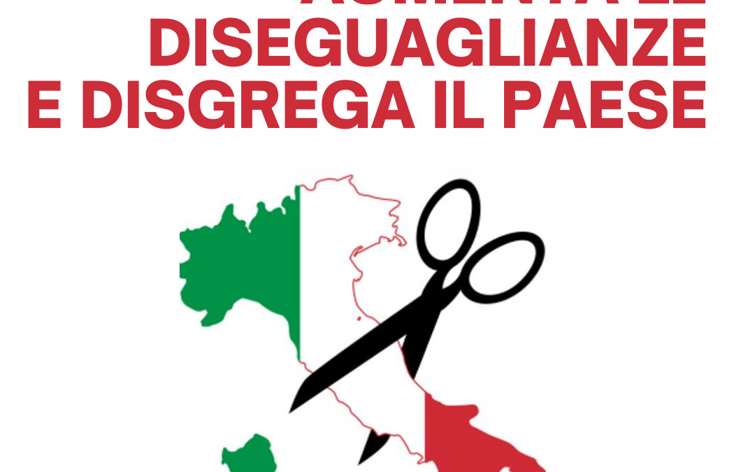NO AUTONOMIA DIFFERENZIATA, IL 15 AUSER A CALTANISSETTA