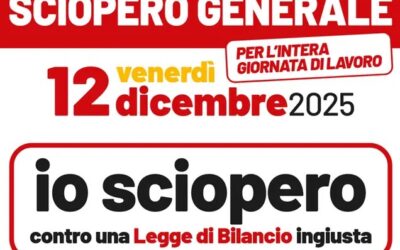 Anche AUSER sostiene le ragioni dello SCIOPERO GENERALE del 12 Dicembre